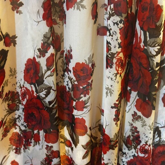 Long Floral, Flowy Dress | XL - Picture 3 of 4